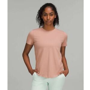 Lululemon Love Crew T-Shirt Pink Clay size 14